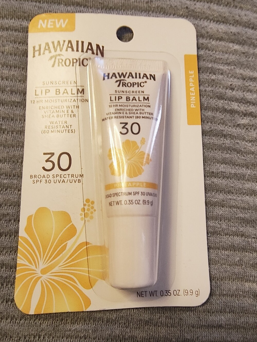 New Hawaiian Tropic SPF 30 Lip Balm - Pineapple